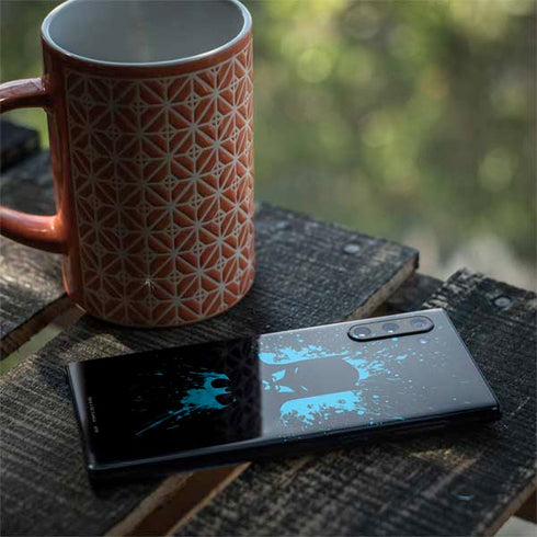 DC Comics Batman Blue Splash character shape Galaxy Note 10 Skin